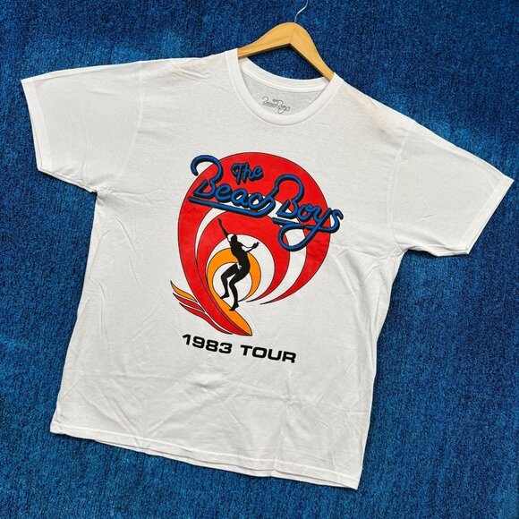 The Beach Boys “1983 Tour” Rock Band Graphic T-Shirt Size Extra Large - Picture 3 of 4